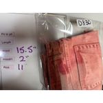 Levi's Jesse Jeans Denim Shorts Women 29 Pink Mineral Wash Distressed Cut Off Cowgirl Photo 3