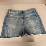 ZARA  Distressed Blue Jean Shorts Photo 1
