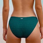 Berlook Dark Green Textured Halter Bikini Top & Full Coverage Bottom Size M Photo 5