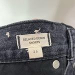 Madewell  Relaxed Denim Shorts Women’s Size 26 Black Calverley Wash AJ243 Photo 8