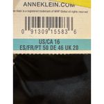 Anne Klein Women's Jewel Accent Puff Sleeve Maxi Dress Size 16 Ruffle Photo 8