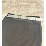 Jean Paul Gaultier Femme Pencil Skirt Women's 6 Black Wool Silk Knee Length Slit Photo 6