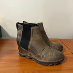 Sorel Joan Of Arctic Wedge II Chelsea Boot Grey Brown 1808551052 Size 7.5 Photo 2