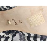 Raye  Revolve Mimi Striped Black Strappy Heeled Mules Womens Size 8.5 Photo 5