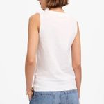 Madewell NWT  Women's Slub Relaxed V-Neck Tank Size S Casual Basic Photo 2