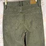 American Eagle  Olive Green Corduroy Stretch Skinny Pants 90s Straight 0 Regular Photo 13