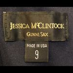 Jessica McClintock Gunne Sax Maxi Cocktail Dress Blue/Purple Sparkles Vintage 9 Photo 7