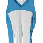 Lija Flow‎ Drop Tank White & Surf Blue S NWT Photo 0