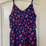Forever 21 Romper - Adorable Royal Blue Color With Floral Rose Pattern β₯οΈπ Photo 3