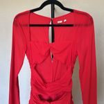 House Of CB ‎ 'Camille' Scarlet Real Silk Cutout Mini Dress NWOT size M Photo 4