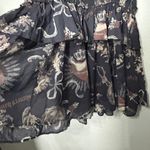 Urban Outfitters NEW UO Kimchi Blue Floral Pierced Hearts Tiered EMO Dress Whimsigoth Size Small Photo 8