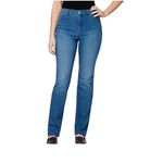 Gloria Vanderbilt Amanda Women’s Classic Fit Jeans Dark Wash Size 14P Petite EUC Photo 3