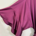 Victoria's Secret Satin Flounce Robe Womens M/L Purple Intimates Sleepwear Comfy Photo 10