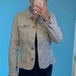 Beige Jean Jacket Tan Photo 0