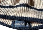 Harry Potter  Beanie Wizarding World Hat Tan Black Stripe Rib Knit Adult Unisex Photo 1