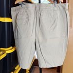 Lane Bryant  The Allie Beige Cotton Spandex Blend Shorts Size 26 Photo 6