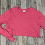 Outdoor Voices  casual red long sleeve crop tee Photo 0
