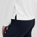 Lululemon  Ultralight Hip-Length Long-Sleeve Shirt White Size 4 Photo 1