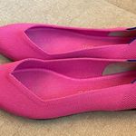 Rothy’s The Point Flats Womens in Dragon Fruit Pink Photo 4