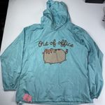 Pusheen New w Tags 2019  M Water resistant windbreaker jacket‎ Blue Photo 0
