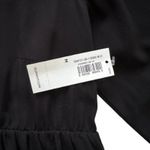 Old Navy  Maternity Black V-Neck 3/4 Sleeve Tie Waist Blouse Top Size Medium NEW Photo 9