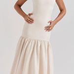 House Of CB Amore Dropped Waist Midi Dress Photo 2