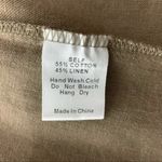 Mod Ref  Womens Small Brown Longline Cardigan Duster Open Front Cozy Photo 5