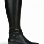 Naturalizer Reid Black Leather Knee High Boots Size 6 Equestrian Fall Winter Photo 0