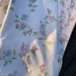 Vintage cottagecore Pink & Green Floral print lace square neckline sleeping gown Multiple Size M Photo 8