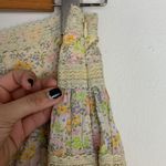 Love Sam Boho Ruffle Yellow Floral Mini Skirt Sz Small Photo 2