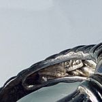 Sterling Silver Faux Pearl Cable Ring Photo 6