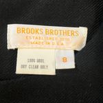 Brooks Brothers  100% Wool Sheath Dress Classic Black Gold Buttons Womens 8 Photo 5