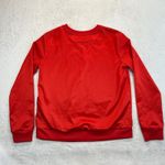 Adidas  Sweatshirt Red Trefoil‎ Logo Pullover Crew Neck Activewear Size M READ Photo 8