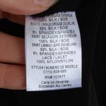 Alice + Olivia  Womens Silk One Shoulder Sequin‎ Lace Mini Dress Black HOCO Fairy Photo 9