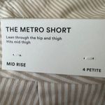 Ann Taylor 5 for $25| Petite The Metro Striped Mid Rise Short Size 4 NWT Photo 7