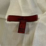 Red by BKE Mock Neck Rhinestone Pleated Shoulder Long Sleeve Top Women’s Large Photo 4