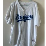 Vintage USA Made Rawlings LA DODGERS Jersey SIZE XXL White Photo 1