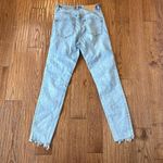 ZARA Trafulec high rise straight leg light wash jeans 4 Photo 6