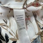 White House | Black Market WHBM Silk Floral Mimosa Chiffon bell sleeve blouse‎  8 Photo 8