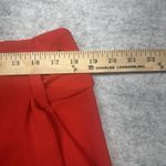 Avenue 7th New York And Company Women's Pant 14 Red W/Belt Straight Leg Polyster Photo 4