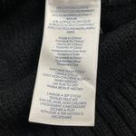 CHAPS  Cable Knit Tunic Sweater Womens Size M Black Pullover Turtleneck‎ Neutral Photo 9