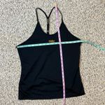 Nike  Femme Elastika Training Tank Top Size Medium Black Ribbed Gold Metallic Photo 11