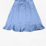 ASTR the Label Baby Blue Ruffle Coquette Marla Babydoll Mini Dress Size Medium Photo 6