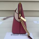 Michael Kors MK Jet Set Travel Medium Dome Xcross Crossbody Bag- Rosewood Multi Photo 4