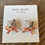 Kate Spade  Pawlina Pave’ Kitten Necklace and Earrings Set NWT Photo 1