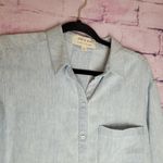 Cloth & Stone  SKYWASH BUTTON DOWN SHIRT LINEN BLEND S Photo 10