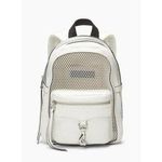 Rebecca Minkoff Net Mini Mab White Leather Backpack Photo 0
