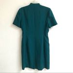 Vintage Kasper button front suit dress 8 Green Photo 2