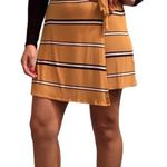 BP . Yellow Striped Skirt Photo 0