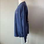 Anna Grace  Long Sleeve Graphic Tshirt Blue Size Large Photo 3